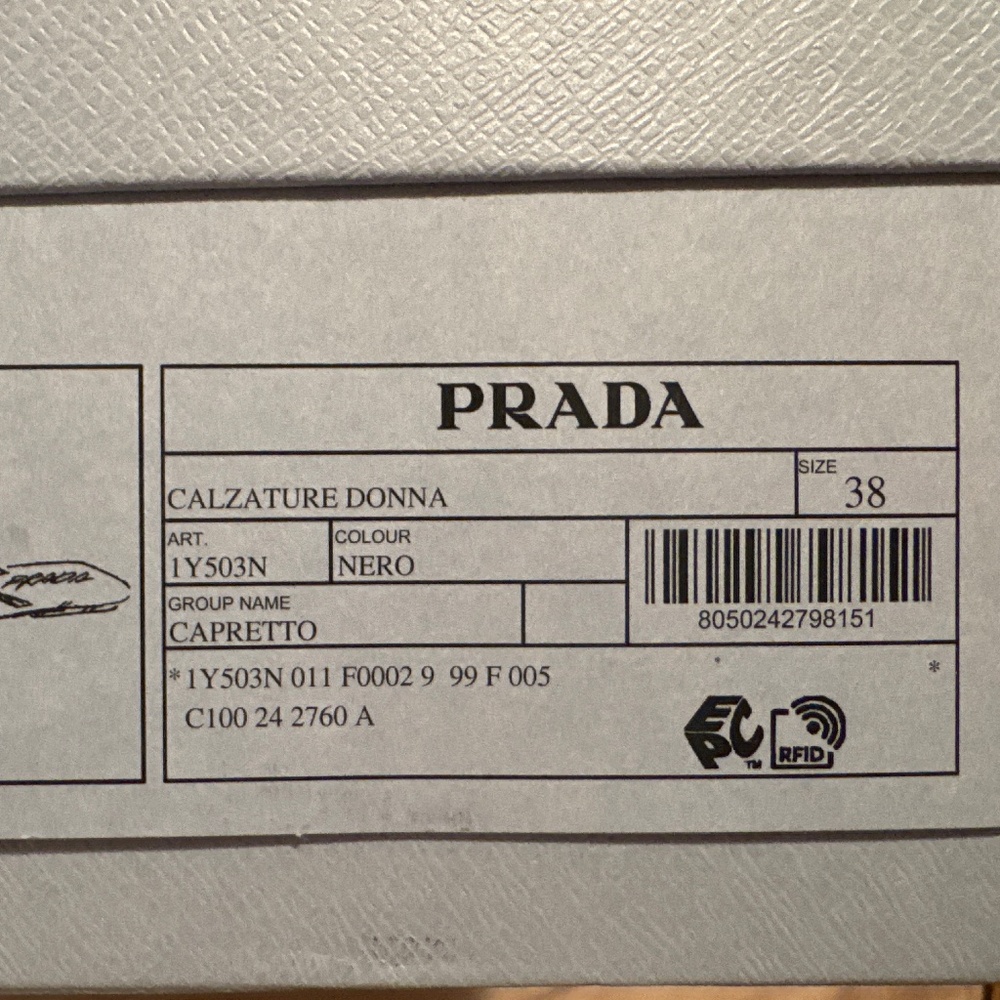 Prada Leather Thong Sandals - Picture 5 of 5